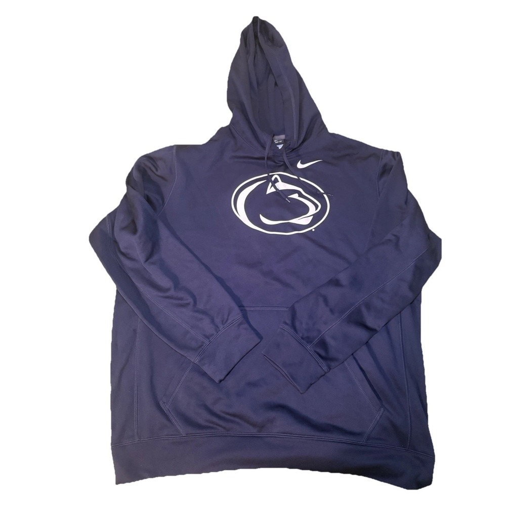 Nike Therma Fit Penn State Navy Hoodie size XL